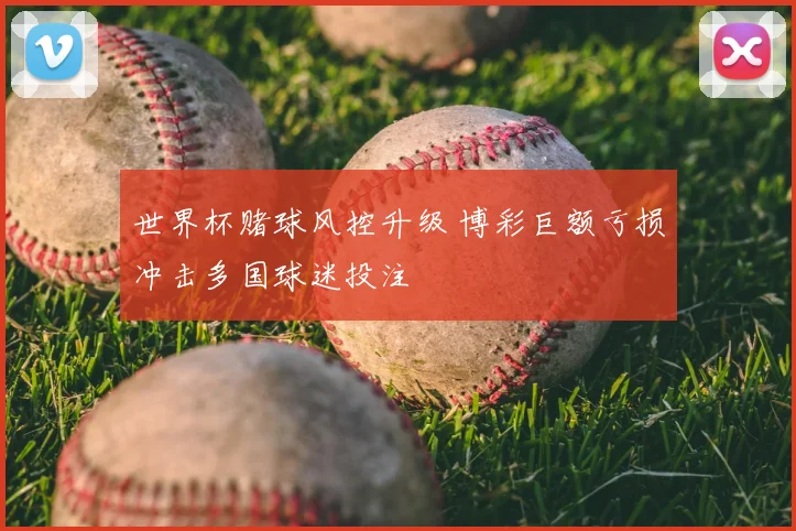 世界杯赌球风控升级 博彩巨额亏损冲击多国球迷投注